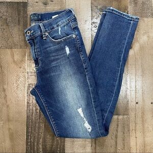 Lucky Brand Distressed Brooke Legging Jean 4/27